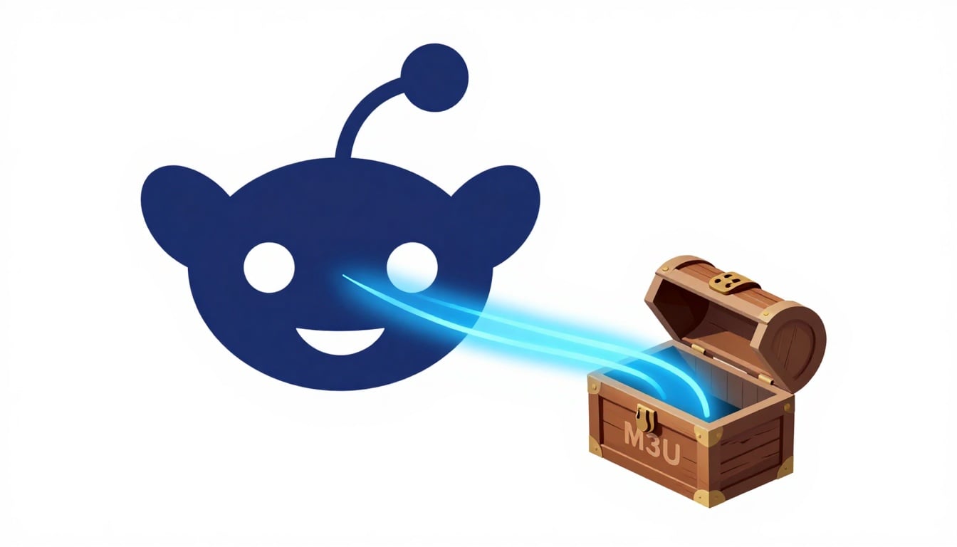 A vibrant display of global TV channels streaming smoothly on a smart device, highlighting the ease of IPTV M3U playlists