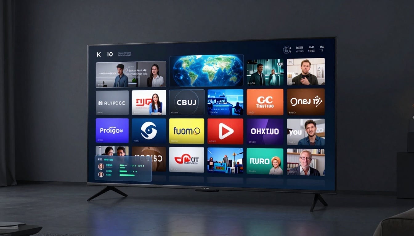 Cutting-Edge IPTV Streaming Setup in a Modern US Living Room