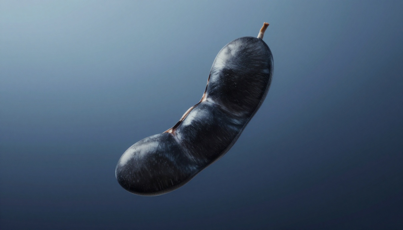 A vibrant field of genetically enhanced soybeans glowing under the sun, symbolizing innovation in sustainable agriculture.
