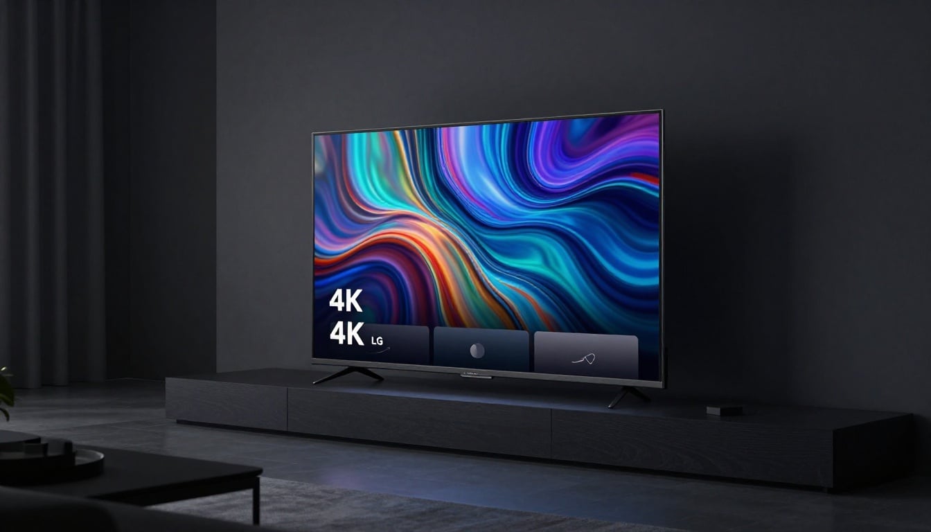 Crystal-clear 4K streams light up an LG OLED TV, bringing German soccer and movies to life in stunning detail.